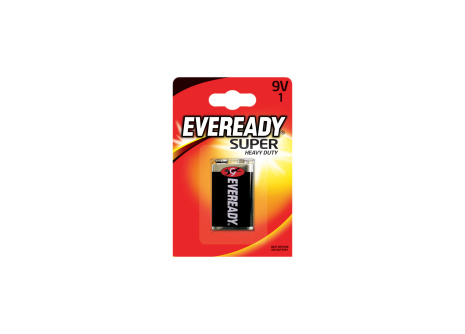 Batéria EVEREADY 9V 6F22 zinkochloridová 1ks Energizer