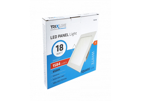 Podhľadové LED svietidlo TRIXLINE – štvorcové 18W studená biela