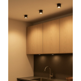 Q-10AD LED Stropné bodové svetlo 3CCT čierne QTEC