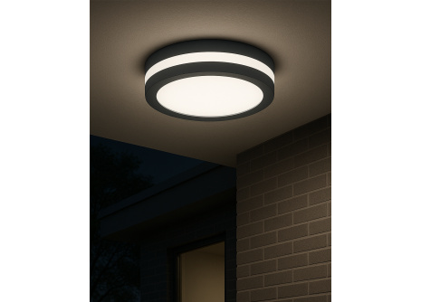 LED stropné CCT svietidlo s pohybovým senzorom TR-203MS - 20W 2050lm ø23x5,5cm Trixline