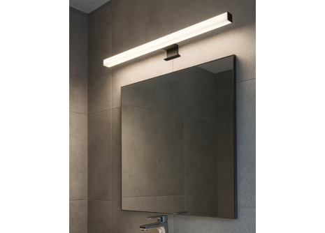 Q-319B LED 9W/800lm/4000K zrkadlové svetlo 60cm - čierne QTEC Q-319B LED 9W/800lm/4000K zrkadlové svetlo 60cm - čierne QTEC