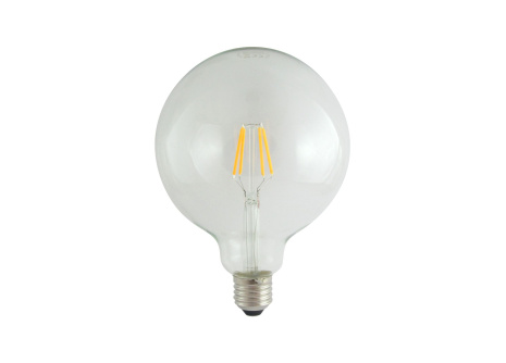 Dekoračná LED žiarovka FILAMENT Trixline G125, 4W E27 teplá biela