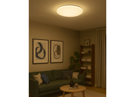 LED stropné svietidlo TR-602C - IPOLY 60W 5700lm ø58cm CCT + ovládač Trixline