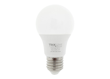 LED žiarovka Trixline 6W 552lm E27 A60 neutrálna biela