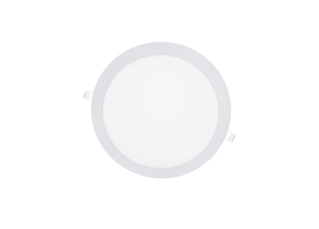 LED panel Qtec Q-210C 24W, kruhový vstavaný 2700K