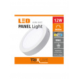 Podhľadové LED svietidlo TRIXLINE – prisadené kruhové 12W teplá biela