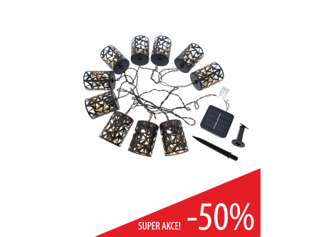 Dekoratívne LED solarné svetlo TRIXLINE TR 610