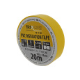 PVC izolačná páska TR-IT 204 20m, 0,13mm žltá TRIXLINE