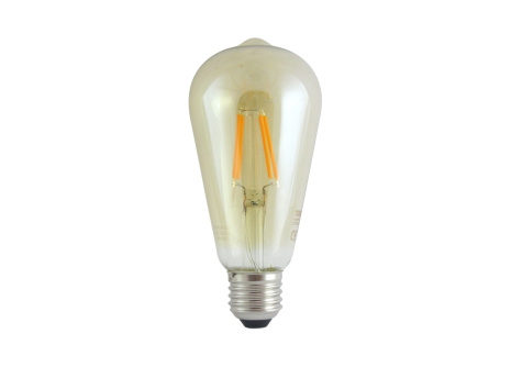 Dekoračná LED žiarovka FILAMENT Trixline ST-64, 4W E27 GOLD