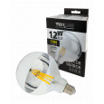LED žiarovka Trixline DECOR MIRROR G125, 12W SILVER