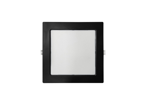 Q-60M LED panel 18W 1980lm 4000K čierny - štvorcový prisadený Qtec