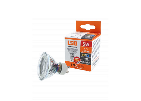 LED žiarovka Trixline 5W GU10 teplá biela
