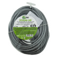 Predlžovací prívod sivý 1 zásuvka, 20m, Q-410F QTEC