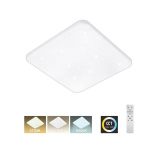 LED stropné svietidlo TR-604S - FLORA 36W 3420lm 43x43cm CCT + ovládač Trixline