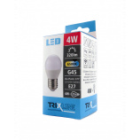 LED žiarovka 4W G45 E27 studená biela