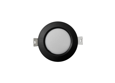 Q-50M LED panel 3W 330lm 4000K čierny - kruhový vstavaný Qtec